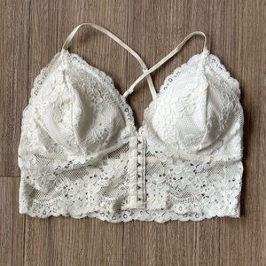 Bozzolo Lace Bralette in White